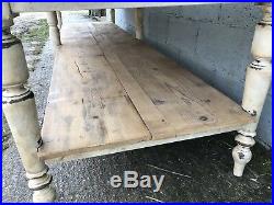 10ft+ Long, Antique French Drapers Table, Vintage, Original, Bakers Shop Display