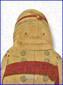 1892 Antique Original Palmer Cox Printed Cloth Scottish Brownie Dolls Set of 2