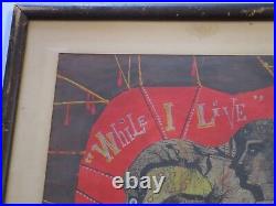 1946 Original Painting Abstract Expressionism Modernism Antique Vintage Faces