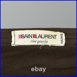 1970s Yves Saint Laurent Winter Cape Russian Collection 1976 VTG Brown Cloak