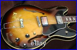 1979 Gibson Es-335 Tobacco Sunburst Excellent Original Case Vintage & Rare