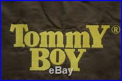 1992 Carhartt Stussy Tommy Boy records staff jacket vtg 90s hip hop rap shirt 46