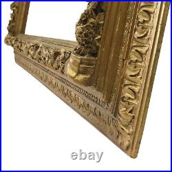 19th cent old wooden frame in original condition dimensions 33.5 x 20.5 in