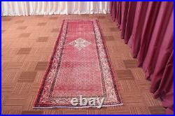 3'7''x10'5'' Hand Knotted Oriental Vintage Wool Traditional Area Rug