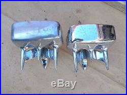 30s 40s 50s SPIKED REAR VIEW SIDE MIRRORS Original Vintage Accessory Custom Rod