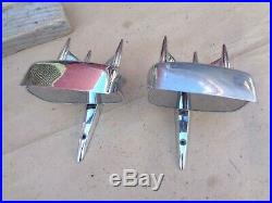 30s 40s 50s SPIKED REAR VIEW SIDE MIRRORS Original Vintage Accessory Custom Rod