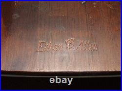 4 Vintage Ethan Allen Antique Pine Collection Old Tavern Dining Captains Chairs