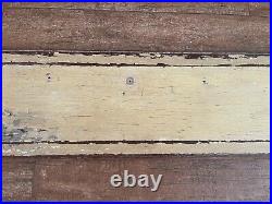 40 Antiques Store Sign wood Vintage painted yellow red antique Mercantile