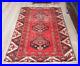 4x6-Geometric-Carpet-Hand-Knotted-Oriental-Vintage-RED-Wool-Traditional-Area-Rug-01-efhk