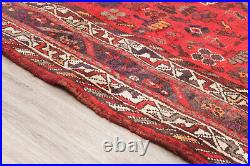 6x7 Hand Knotted Oriental 5'8''x6'7'' Vintage Wool Traditional Area Rug