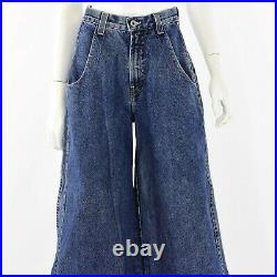 80s Vintage Jnco Dark Wash Kangaroo Jeans Womens 28 x 30