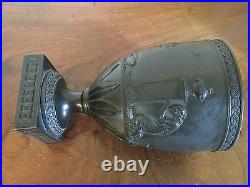 Antique 18th / 19th century Wedgwood Black Basalt Vase Urn Neoclassical Georgian