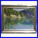 Antique-20th-Rare-original-Oil-canvas-Painting-Riverboard-Signed-Paul-THEVENAZ-01-hd