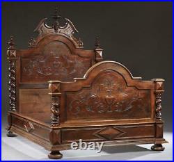 Antique Bedroom Set, Four-Piece Set, French Henri II Style. 1800s, Gorgeous