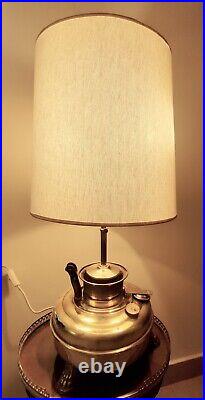 Antique Brass Heater Made In Germany Converted To Lamp Re Wired 24 Height