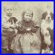 Antique-Cabinet-Card-Photograph-Adorable-Children-Dog-Doing-Trick-Chicago-IL-01-ua
