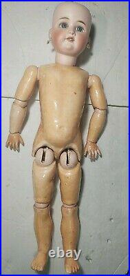 Antique Doll German Bisque 23 Dep Stamped Body