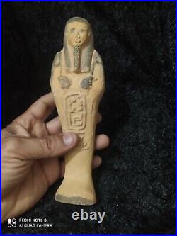 Antique EGYPTIAN ANTIQUES STATUE Pharaonic Ushabti Shabti SCARAB STONE
