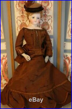 Antique French Fashion Poupee Size 1 14 IN Antique French Bisque Fashion Doll