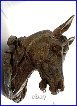 Antique French horse head