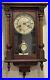 Antique-Junghans-Wall-Clock-Finials-German-Regulator-Gong-Chime-Serviced-01-hi