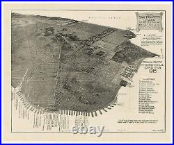 Antique Map Peter's San Francisco Locator Merriman, 1914