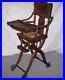 Antique-Oak-Folding-Up-and-Down-High-Chair-and-or-Stroller-all-in-one-01-cvjy