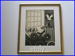 Antique Painting Drawing Art Deco Illustration Vintage Technology Industrial