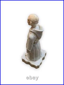 Antique Porcelain Bottle Magot Paris Fun Decor Figurines Head Rare Old 20th