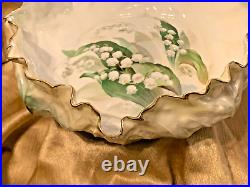 Antique RS Germany Porcelain Wedding Bowl, Hand Painted 1914 to 1945