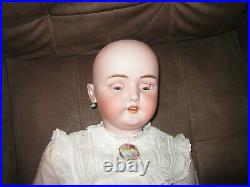 Antique Simon Halbig 1079 Dep Bisque Head Life Size 33 Doll For French Market