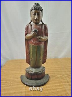 Antique Standing Buddha Statue