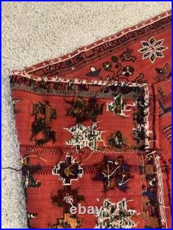 Antique Tribal Shilaki Kelim Rug. Hand Knotted. 72 X 55