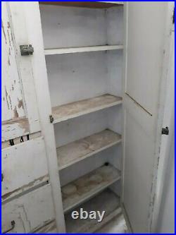Antique Vintage Butler Pantry Kitchen Storage Cabinet We Ship