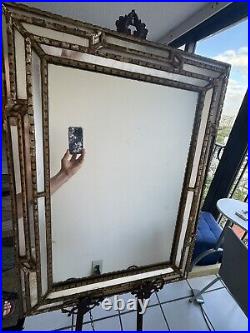 Antique gold framed mirror? , It requires restoration