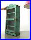 Antique-vintage-Indian-Tall-Art-Deco-Display-bathroom-Cabinet-Teal-Turquoise-01-owv