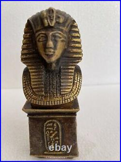 Antique vintage original brass egyptian mummi NH1029