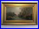 Antique-vintage-very-old-Gilt-framed-Signed-Oil-Painting-on-Canvas-c1916-01-ezdh