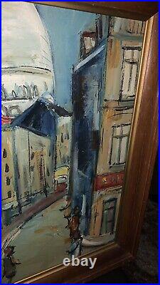 Awesome Antique/Vintage PAINTING ON CANVAS! ORIGINAL ARTIST SIGNED ROBERTO
