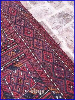 BA7078 Adreskan afghan hallway vintage handmade kilim rug runner 60 x 308 cm