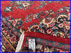BIG ANTIQUE WOOL RUG 9x19 HAND-KNOTTED oriental carpet handmade vintage 10x20 ft