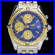 Breitling-Chronomat-Watch-D13048-Blue-Dial-Stainless-Gold-Pilot-Band-Bracelet-01-ginq