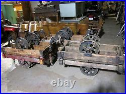 Bulk Lots-Antique Furniture Factory Carts-Industrial Railroad-Coffee tables
