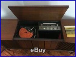 CLAIRTONE SIGNET 721 CONSOLE STEREO Mid Century Modern vintage cabinet