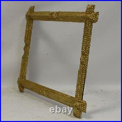 Ca. 1880-1900 old decorative wooden painting frame 18,1 x 12,8 in inside