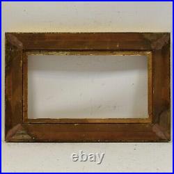 Ca. 1900-1930 old wooden devorative painting frame 17.9 x 10.2 in inside