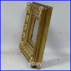 Ca. 1900 Old wooden decorative painting frame dimensions 8.5 x 6.1 in