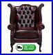 Chesterfield-Queen-Anne-Wingback-Armchair-Chair-Antique-Oxblood-Red-Leather-01-utot