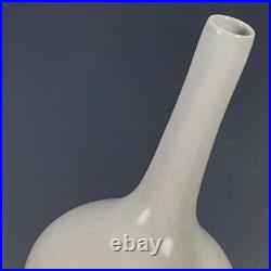 Chinese Antique Blanc de Chine Vase Sleeve Porcelain Qing Dynasty YongZhen-Mark