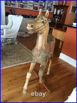 Dentzel Mare Antique 1894 Hand Carved wooden Carousel Horse exquisite